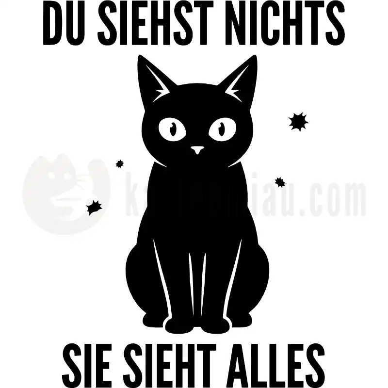 Du siehst nichts. Sie sieht alles. - Tasse