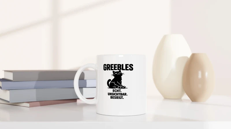 Echt. Unsichtbar. Besiegt. - Tasse