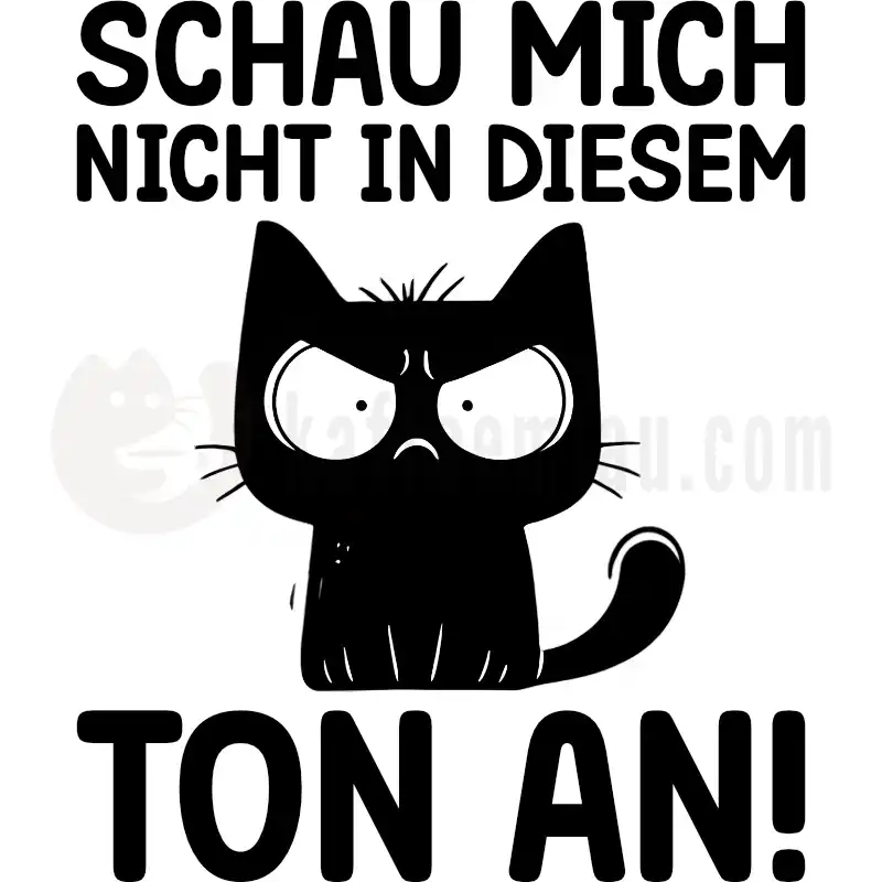 Schau mich nicht in diesem Ton an - Tasse