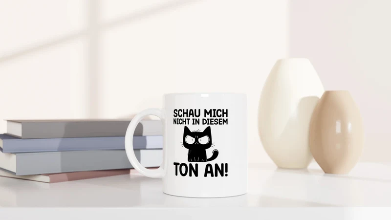 Schau mich nicht in diesem Ton an - Tasse