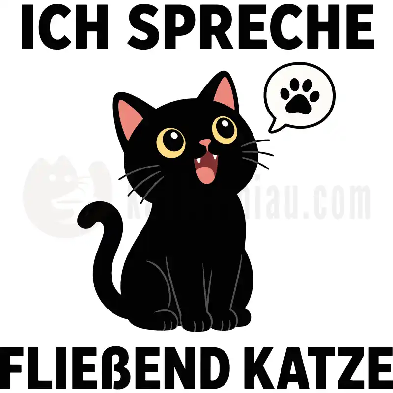 Fließend Katze - Tasse