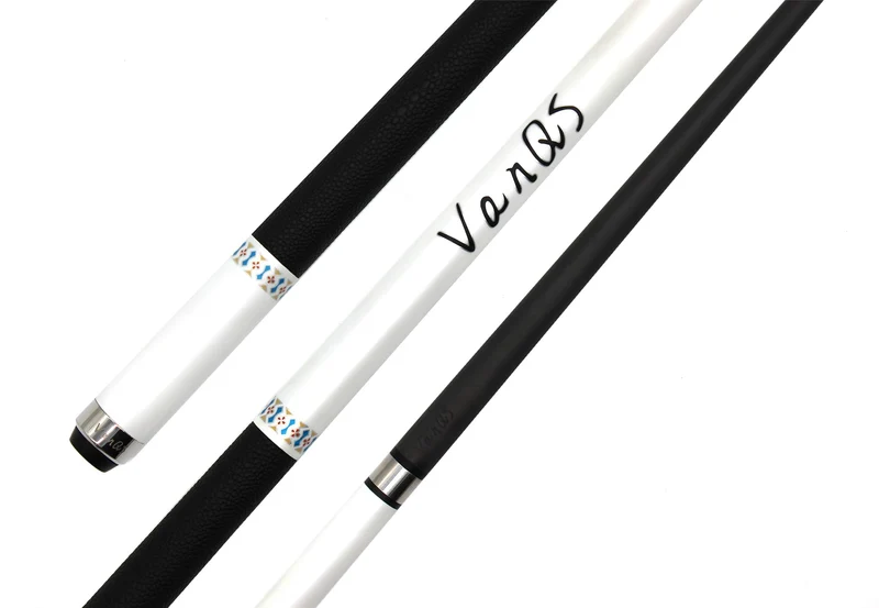 VanQs CGS Carbon Billardqueue – 58" Pool Queue aus Carbonfaser mit Uni-Loc Joint, 12,5 mm Leder-Tip