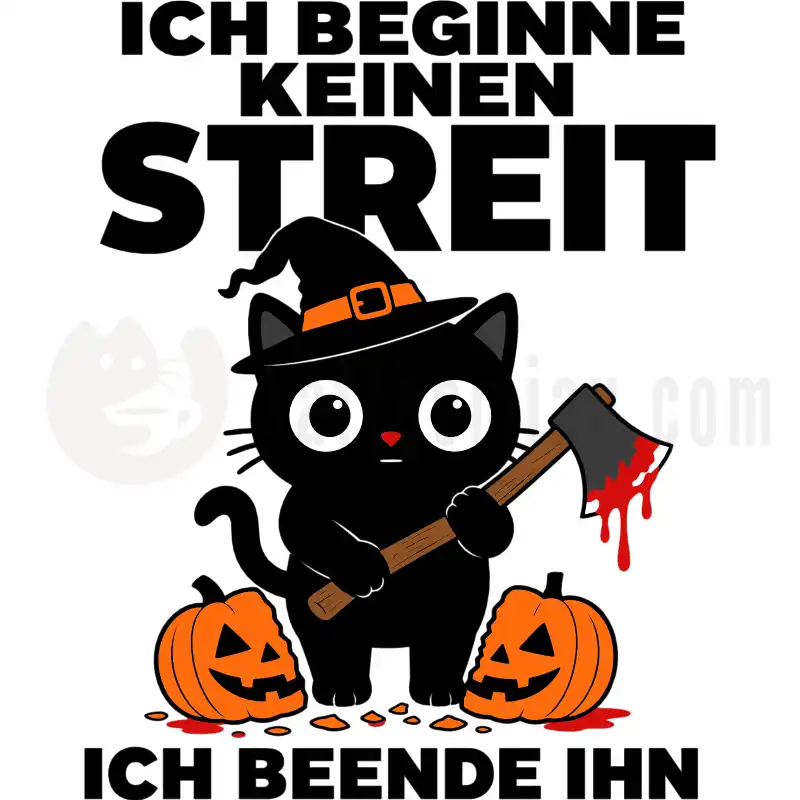 Ich beginne keinen Streit - Halloween - Tasse