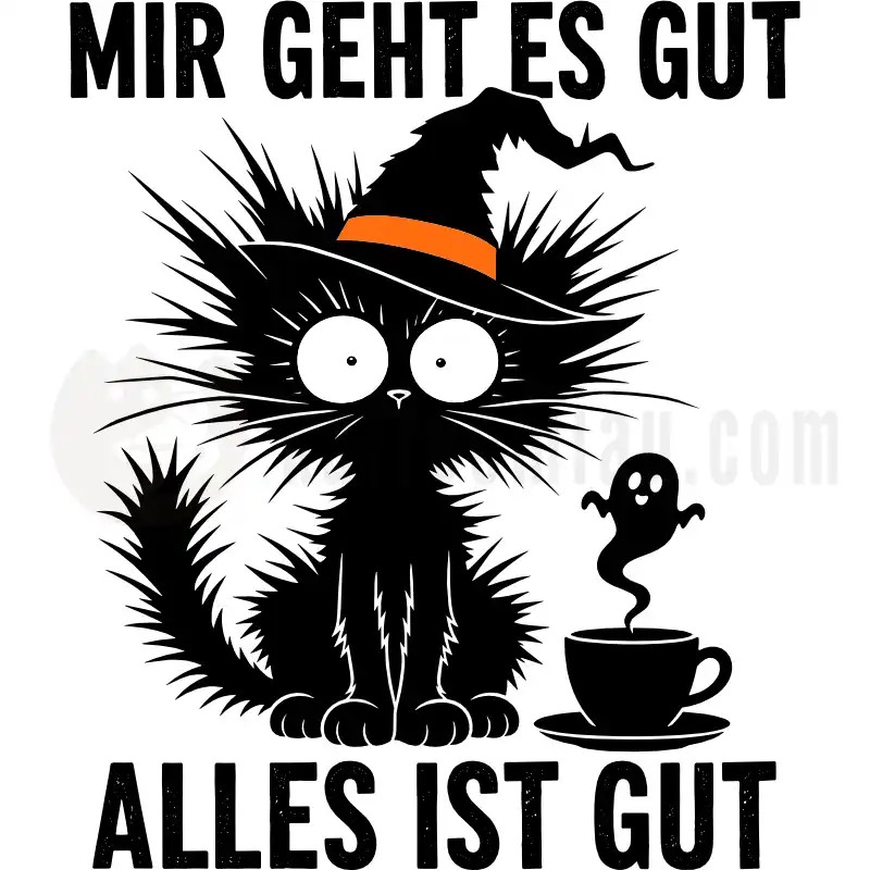 Mir geht es gut Halloween - Tasse