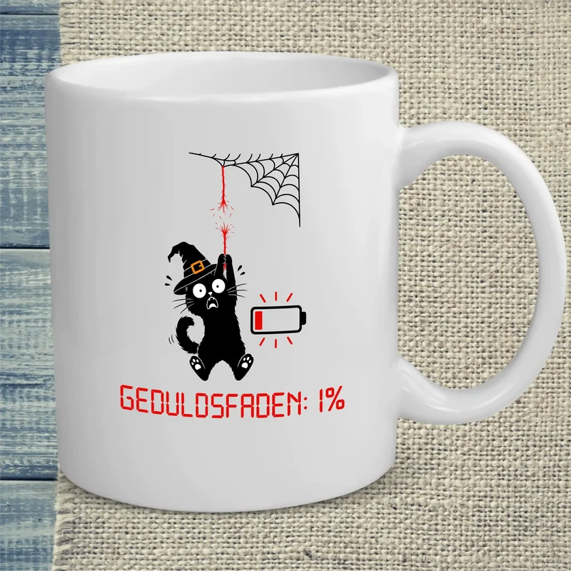 Geduldsfaden Halloween - Tasse