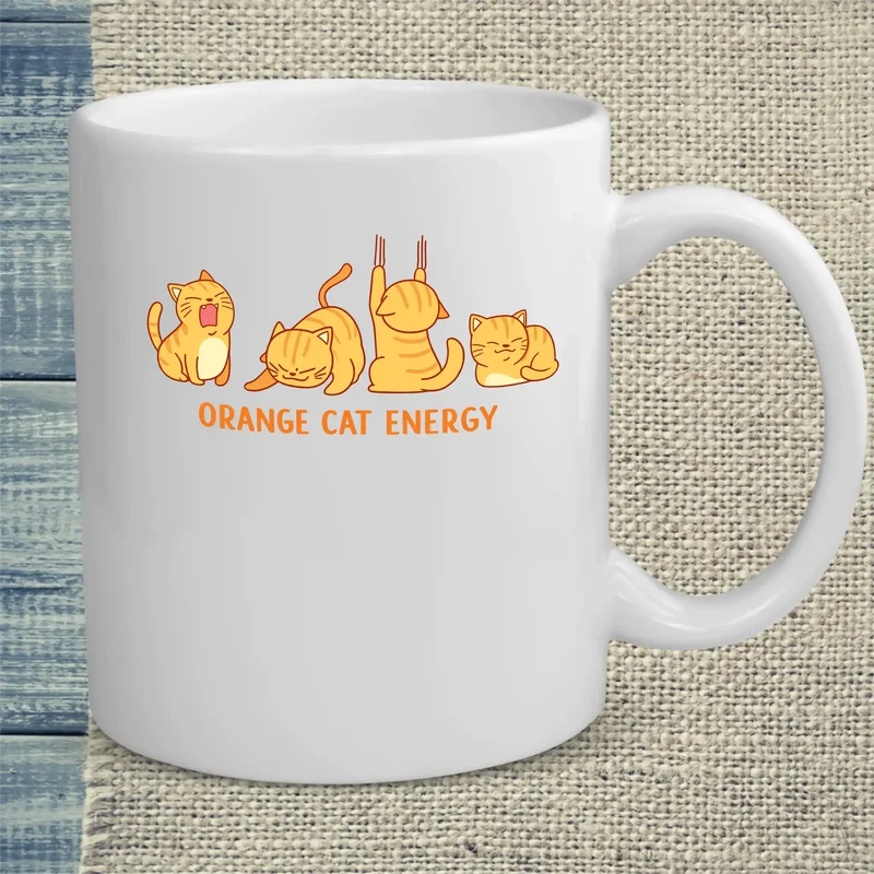 Orange Cat Energy - Tasse