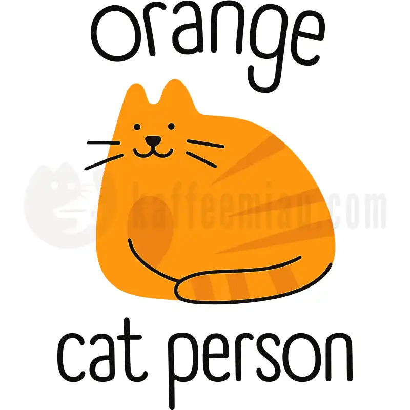 Orange Cat Person - Tasse
