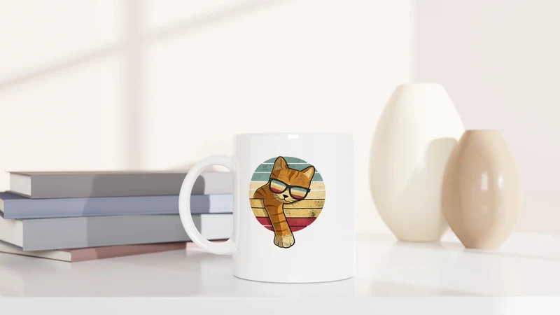 Orange Vintage - Tasse
