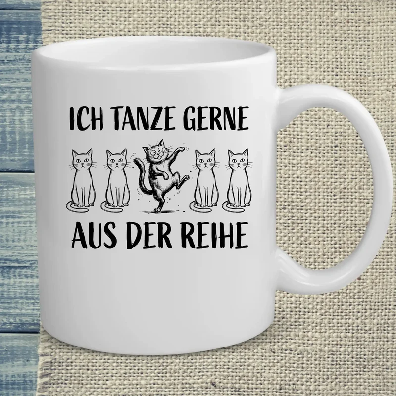 Tanze aus der Reihe - Tasse