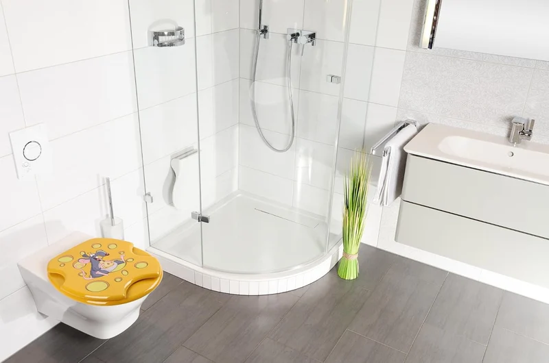 Sanilo WC Sitz mit Absenkautomatik & Quick-Release aus Holz, Cheesy
