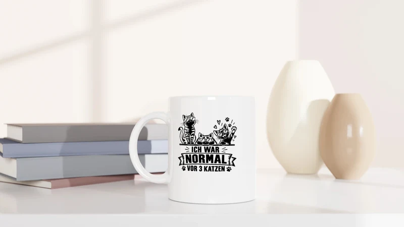 Vor 3 Katzen - Tasse
