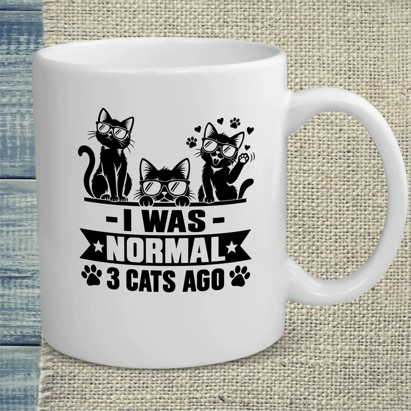 3 Cats Ago - Tasse