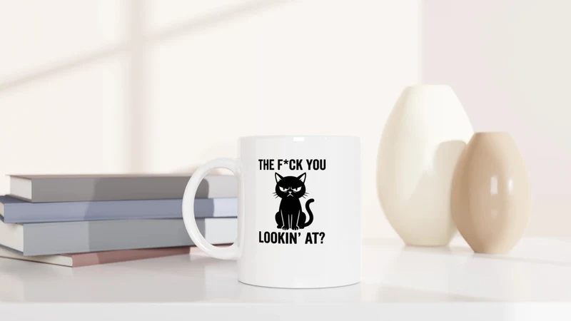 The F*ck You Lookin At - Tasse