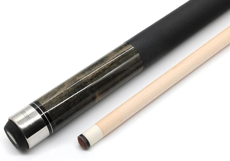 Sibote Billardqueue aus Ahornholz, Pool Billard Queue 148 cm, 13 mm Klebeleder, 19–21 oz, mit Schnel