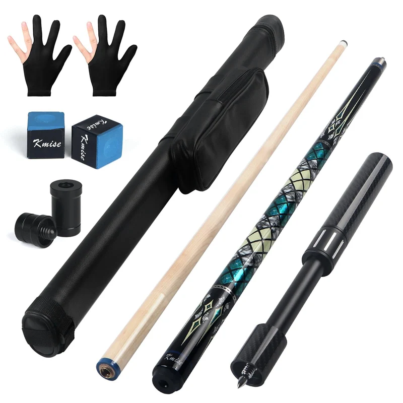 Kmise Professioneller Pool-Queue-Stick – 19 20 21 oz Queue-Sticks aus kanadischem Ahorn, Schaft mit