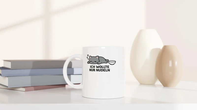 ICH WOLLTE NUR NUDELN - Tasse