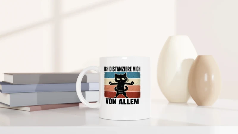 Ich distanziere mich von allem - Tasse