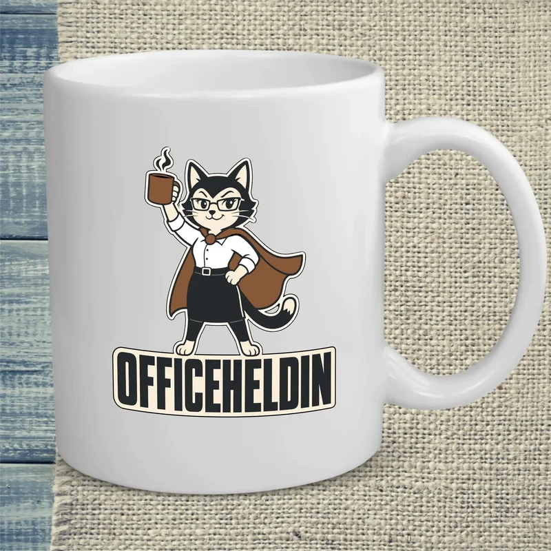 Officeheldin - Tasse