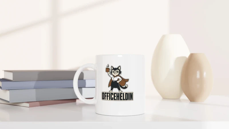 Officeheldin - Tasse
