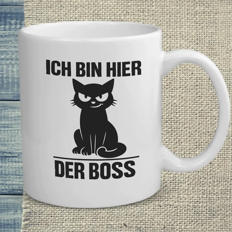 Ich bin hier der Boss - Tasse