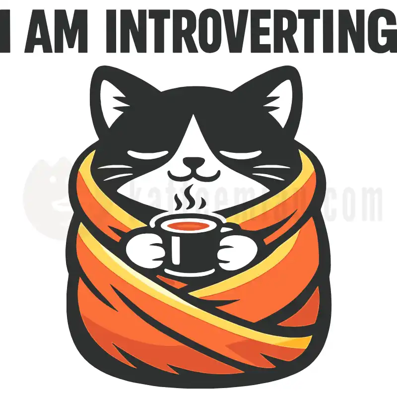 i am introverting - Tasse