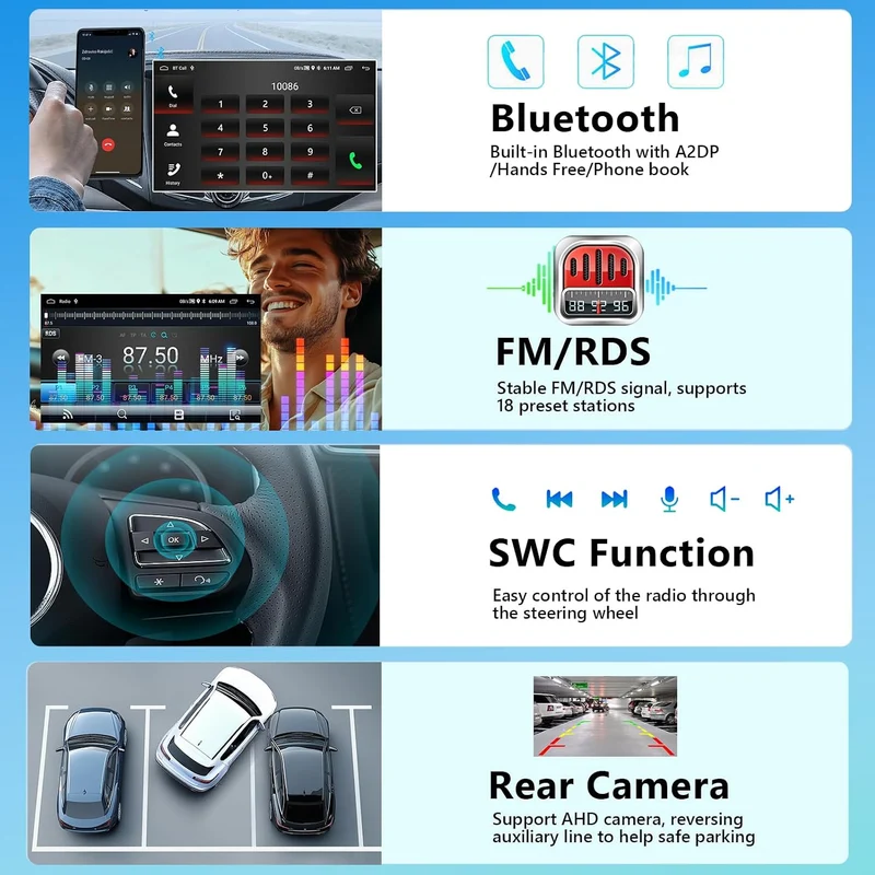 6G+128G Motorsi CarPlay Autoradio für VW Passat B6 T5 Golf 5 6 Polo 6R Tiguan T5 Jetta Seat Skoda, R