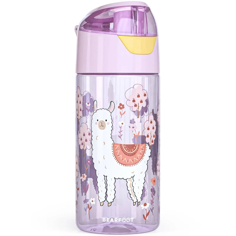 Trinkflasche Kinder, leichte Wasserflasche - Lama