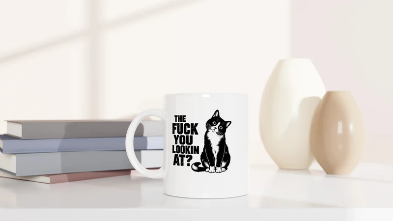 The fuck you looking at? - Tasse