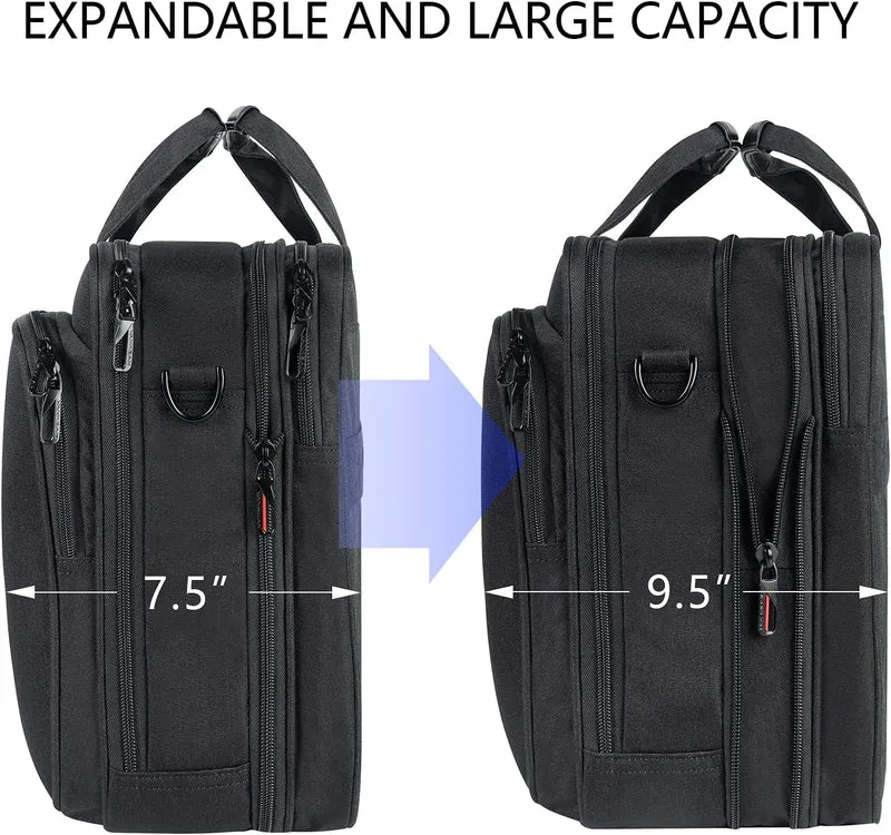 VANKEAN Laptop-Tasche Laptop-Aktentasche für bis zu 18-Zoll-Laptops XXL Wasserabweisende Gaming-Comp