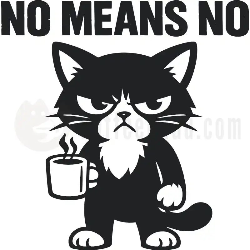 no means no - Tasse