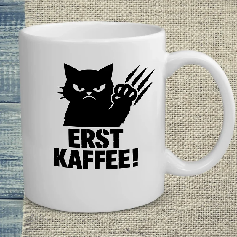 Erst Kaffee! - Tasse