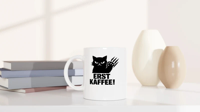 Erst Kaffee! - Tasse