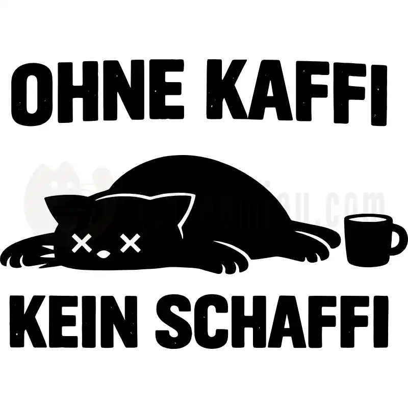 Ohne Kaffi kein Schaffi - Tasse