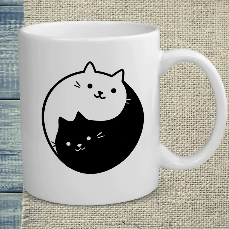 yin yang - Tasse