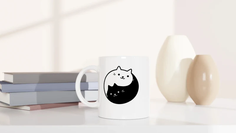 yin yang - Tasse