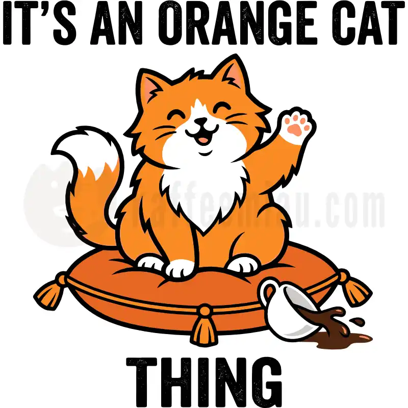 Orange Cat Thing - Tasse