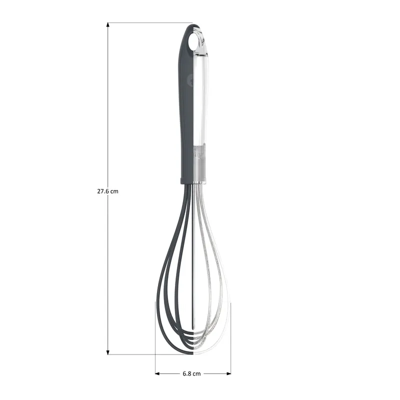Schneebesen L rot 28 cm