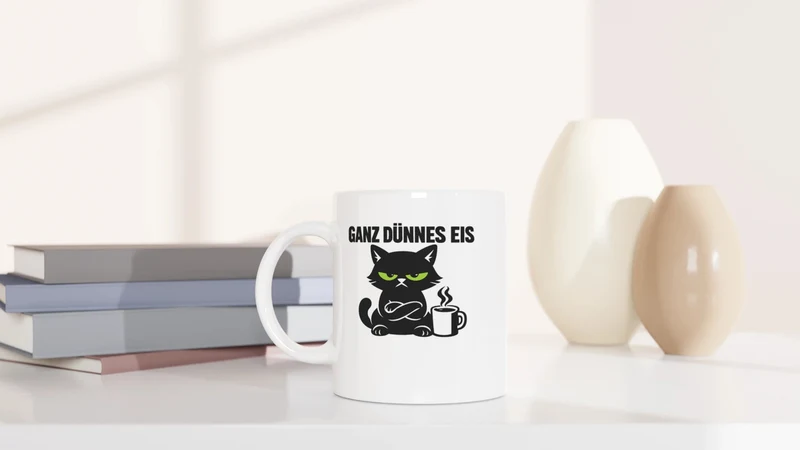 Ganz dünnes Eis - Tasse