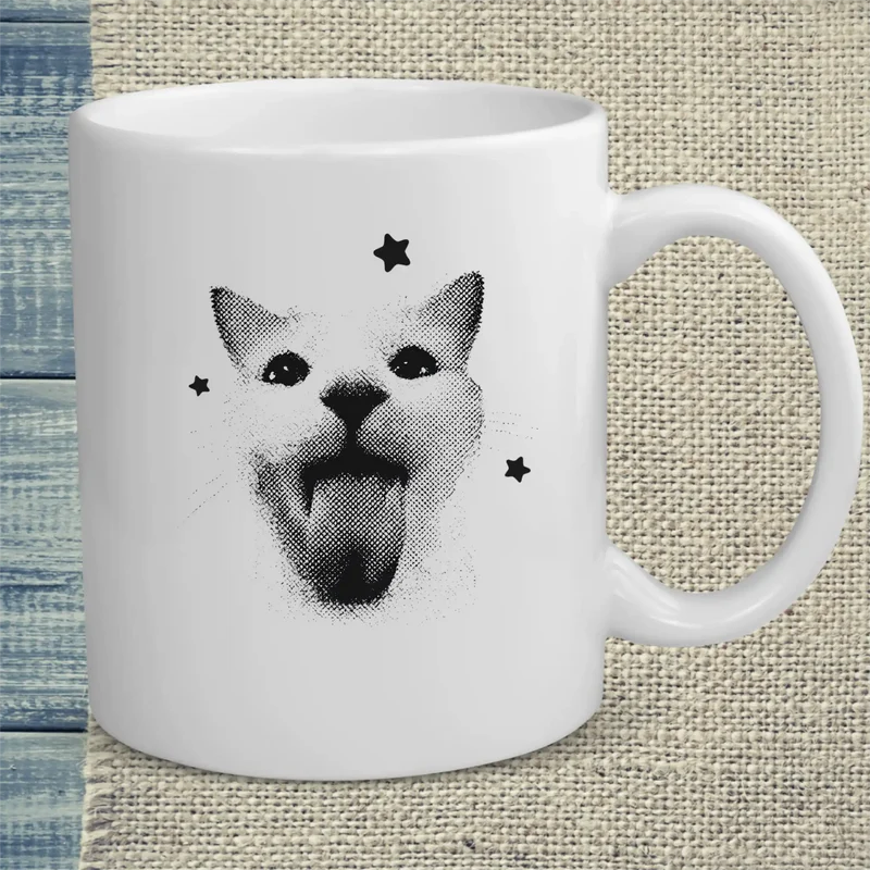 Katzenzunge - Tasse