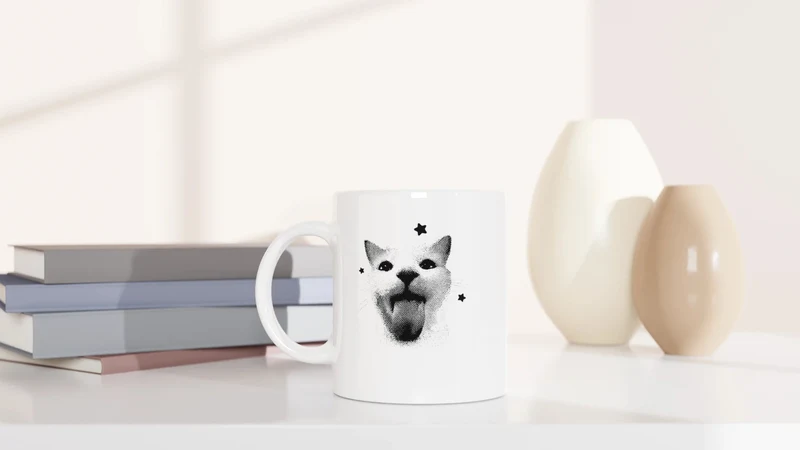 Katzenzunge - Tasse