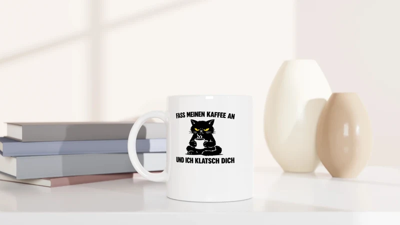 Und ich klatsch dich - Tasse