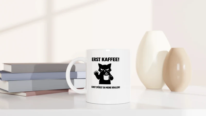 Erst Kaffee - Tasse