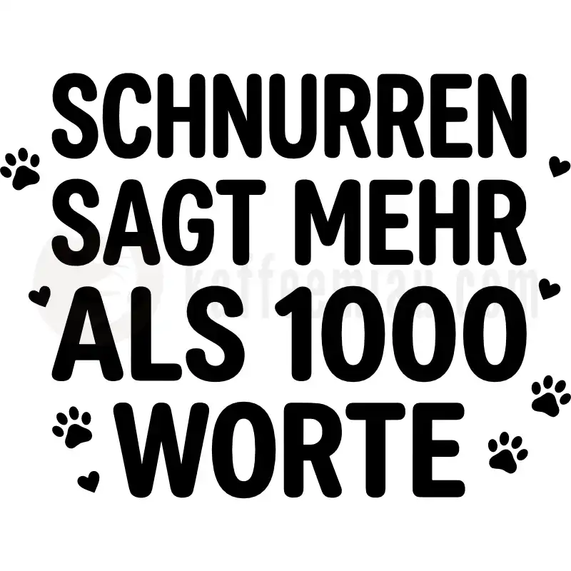 Schnurren sagt mehr als 1000 Worte - Tasse