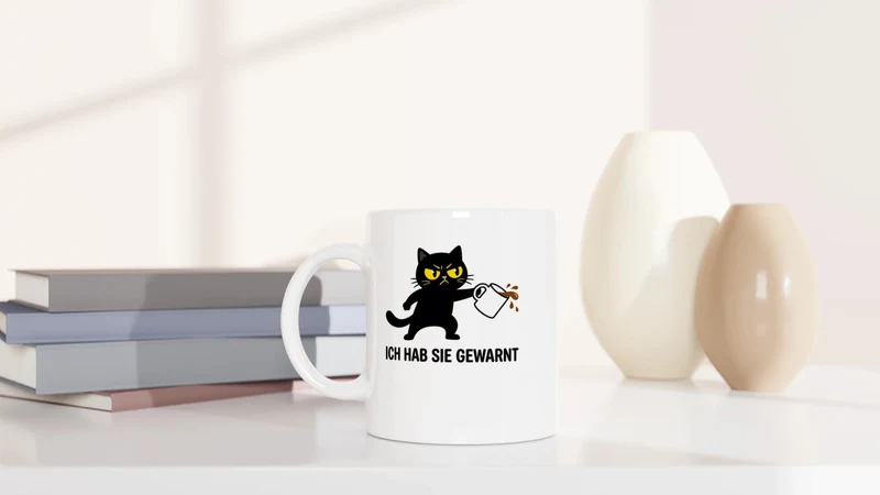 Ich hab sie gewarnt - Tasse