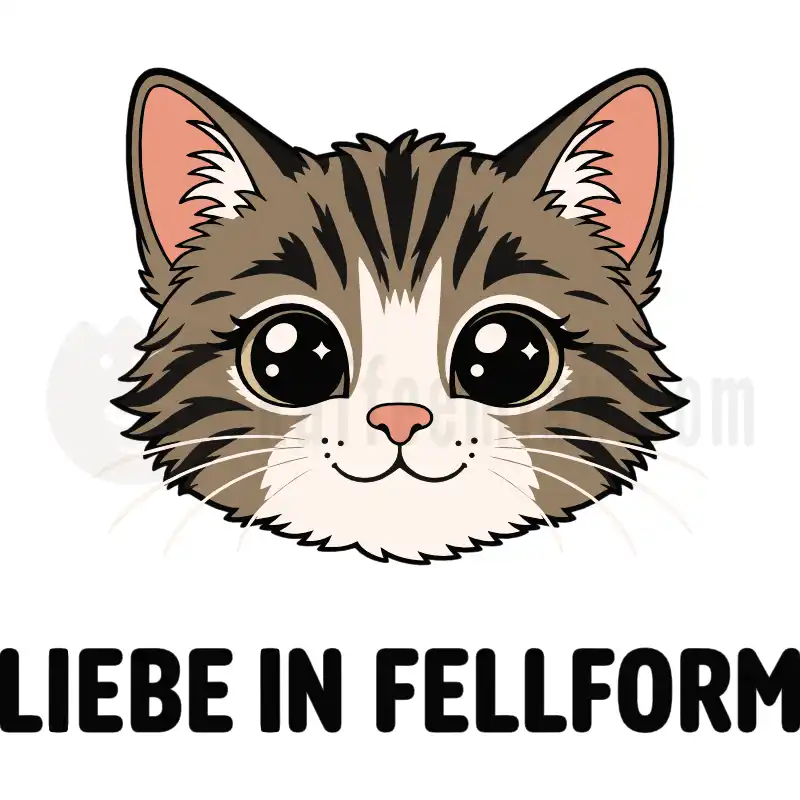 Liebe in Fellform - Tasse