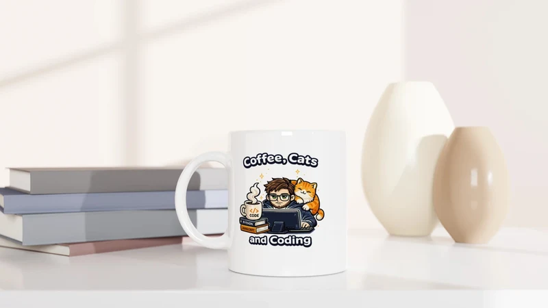 Coffee, Cats and Coding - Tasse