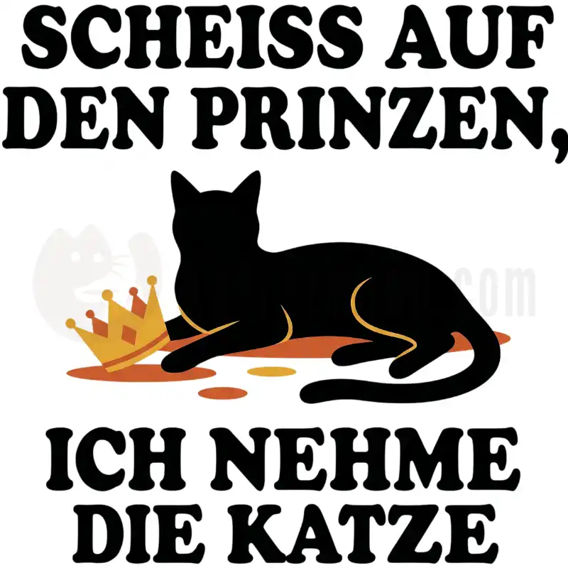 Ich nehme die Katze - Tasse