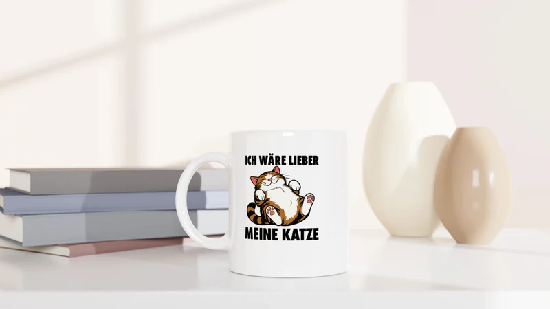 Ich wäre lieber meine Katze - Tasse