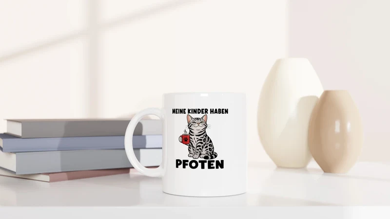 Meine Kinder haben Pfoten - Tasse