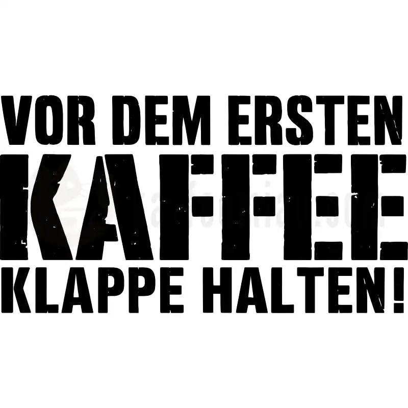 Klappe halten - Tasse